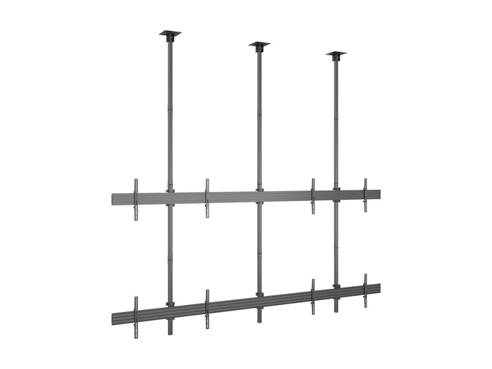Multibrackets MBC2X2U M Pro 3m 4-Screen Ceiling Mount For 75"-100" Screens | 7350022733923 Ceiling Mount Bracket Multibrackets