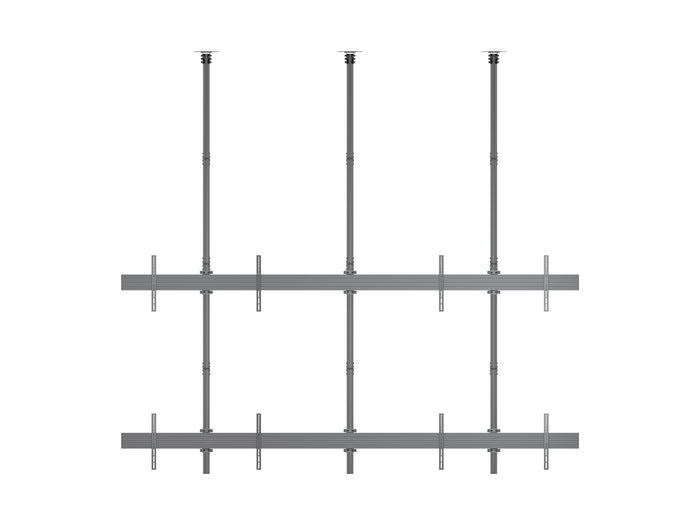 Multibrackets MBC2X2U M Pro 3m 4-Screen Ceiling Mount For 75"-100" Screens | 7350022733923 Ceiling Mount Bracket Multibrackets