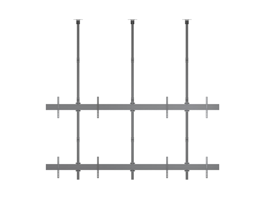 Multibrackets MBC2X2U M Pro 3m 4-Screen Ceiling Mount For 75"-100" Screens | 7350022733923