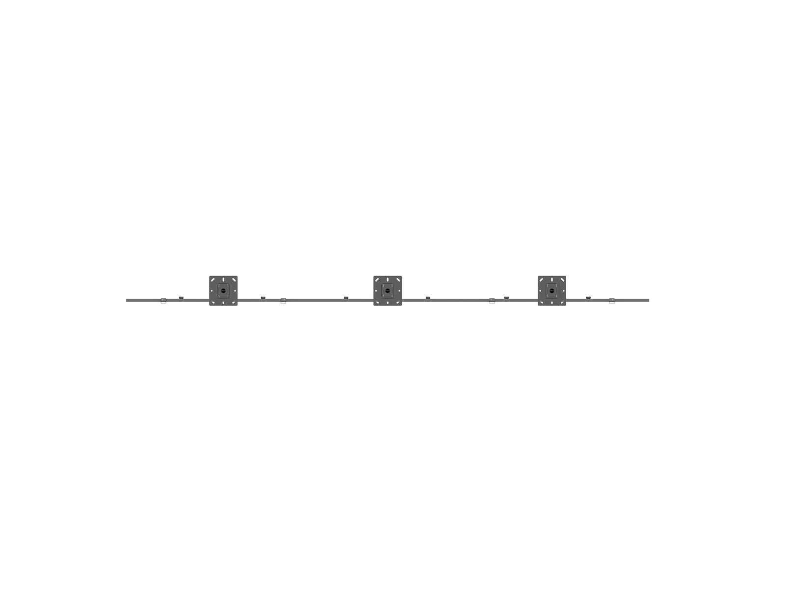 Multibrackets MBC2X2U M Pro 3m 4-Screen Ceiling Mount For 75"-100" Screens | 7350022733923 Ceiling Mount Bracket Multibrackets