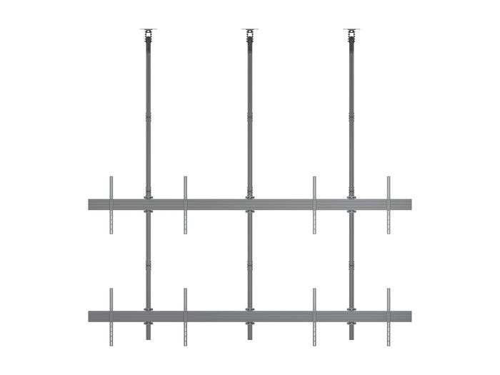 Multibrackets MBC2X2UGC M Pro 3m 4-Screen Ceiling Mount For 75"-100" Screens | 7350022733930 Ceiling Mount Bracket Multibrackets