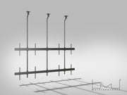 Multibrackets MBC2X2UGC M Pro 3m 4-Screen Ceiling Mount For 75"-100" Screens | 7350022733930 Ceiling Mount Bracket Multibrackets