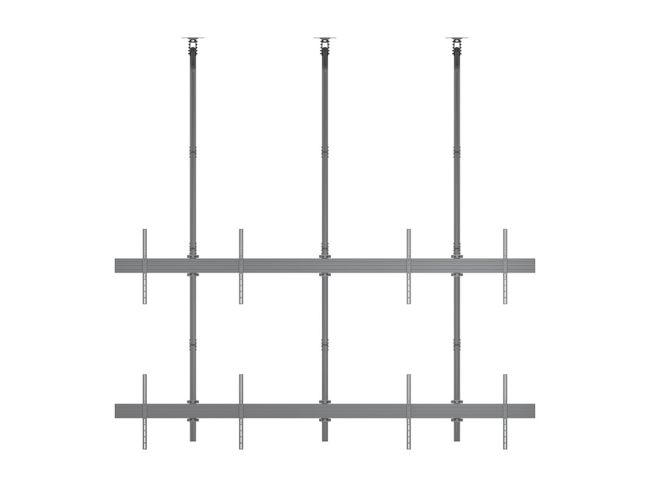 Multibrackets MBC2X2UGC M Pro 3m 4-Screen Ceiling Mount For 75"-100" Screens | 7350022733930