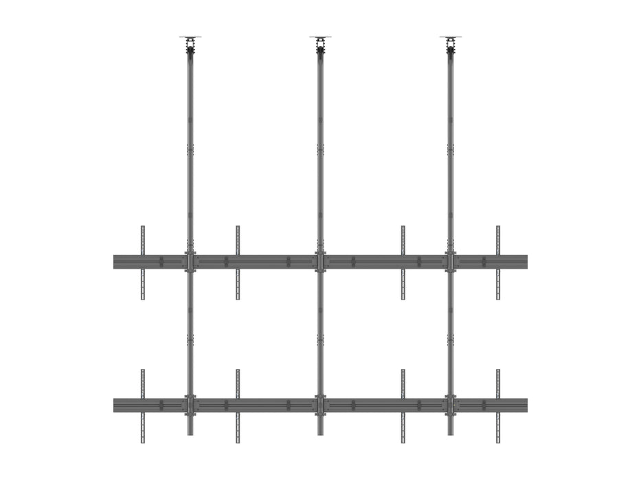Multibrackets MBC2X2UGC M Pro 3m 4-Screen Ceiling Mount For 75"-100" Screens | 7350022733930