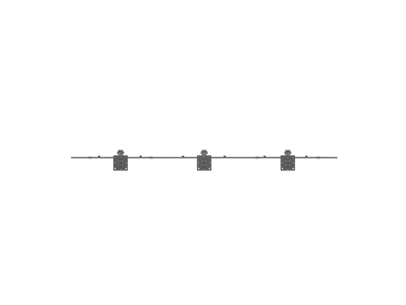 Multibrackets MBC2X2UGC M Pro 3m 4-Screen Ceiling Mount For 75"-100" Screens | 7350022733930 Ceiling Mount Bracket Multibrackets