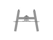 Multibrackets M 145 HD Single Silver Mobile Floor Stand for 40"-63" Screens | 7350022735385 Floor Stand Multibrackets