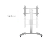 Multibrackets M 145 HD Single Silver Mobile Floor Stand for 40"-63" Screens | 7350022735385 Floor Stand Multibrackets