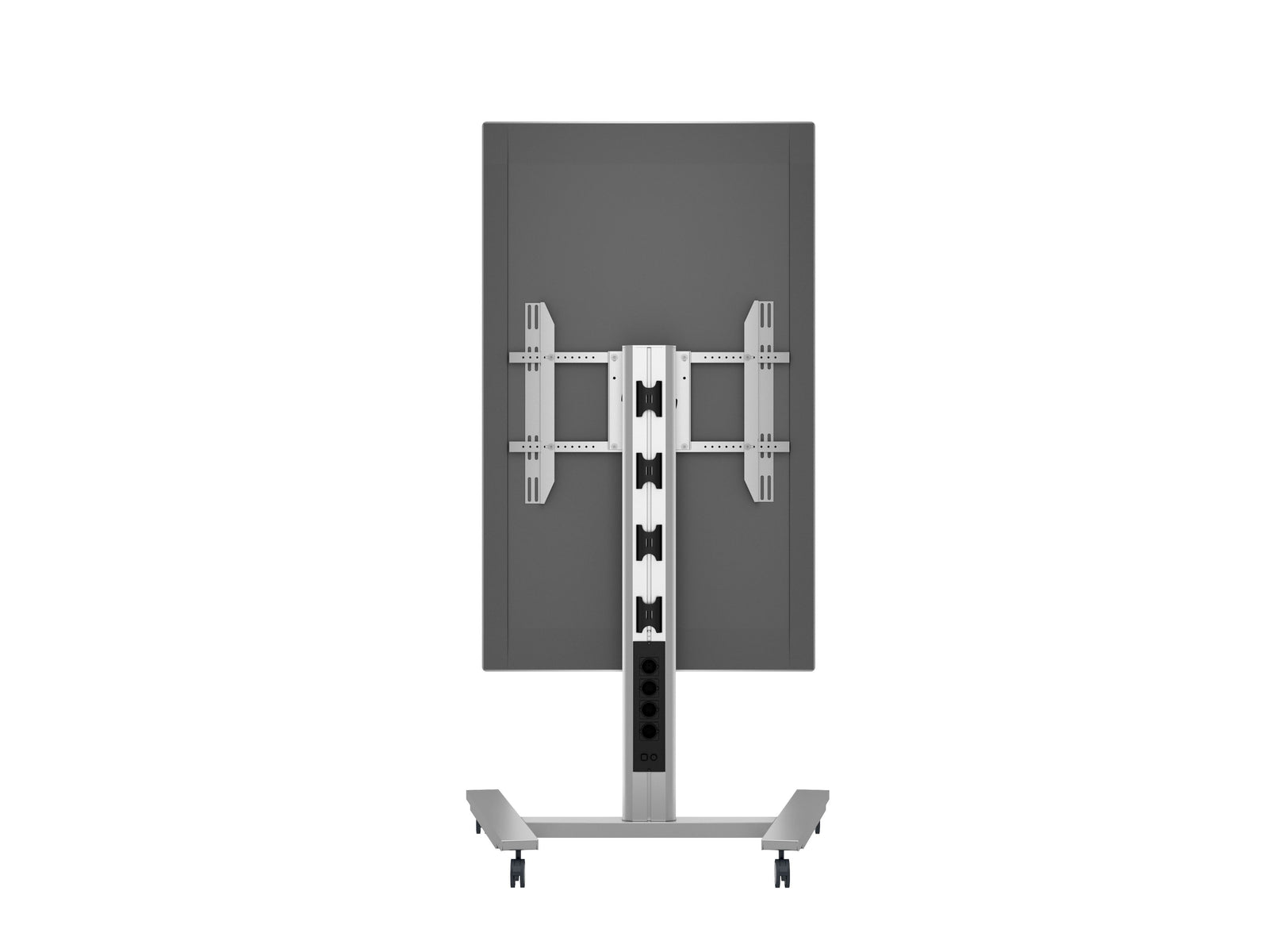 Multibrackets M 145 HD Single Silver Mobile Floor Stand for 40"-63" Screens | 7350022735385 Floor Stand Multibrackets