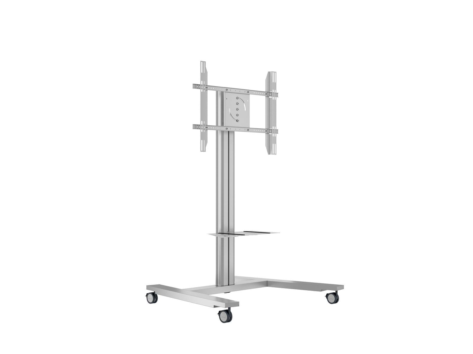 Multibrackets M 145 HD Single Silver Mobile Floor Stand for 40"-63" Screens | 7350022735385 Floor Stand Multibrackets