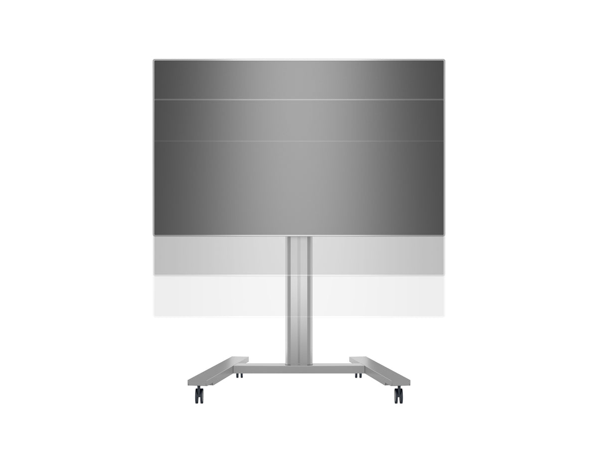 Multibrackets M 145 HD Single Silver Mobile Floor Stand for 40"-63" Screens | 7350022735385