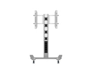 Multibrackets M 145 HD Single Silver Mobile Floor Stand for 40"-63" Screens | 7350022735385 Floor Stand Multibrackets