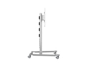 Multibrackets M 145 HD Single Silver Mobile Floor Stand for 40"-63" Screens | 7350022735385 Floor Stand Multibrackets