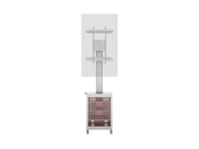 Multibrackets M 180 Single MediaBox4 Silver Mobile Floor Stand for 40"-75" Screens | 7350022737754 Floor Stand Multibrackets