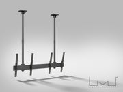 Multibrackets MBC2UPHD M Ceiling 1.5m 2-Screen Ceiling Mount For 50"-75" Screens | 7350022738102 Ceiling Mount Bracket Multibrackets