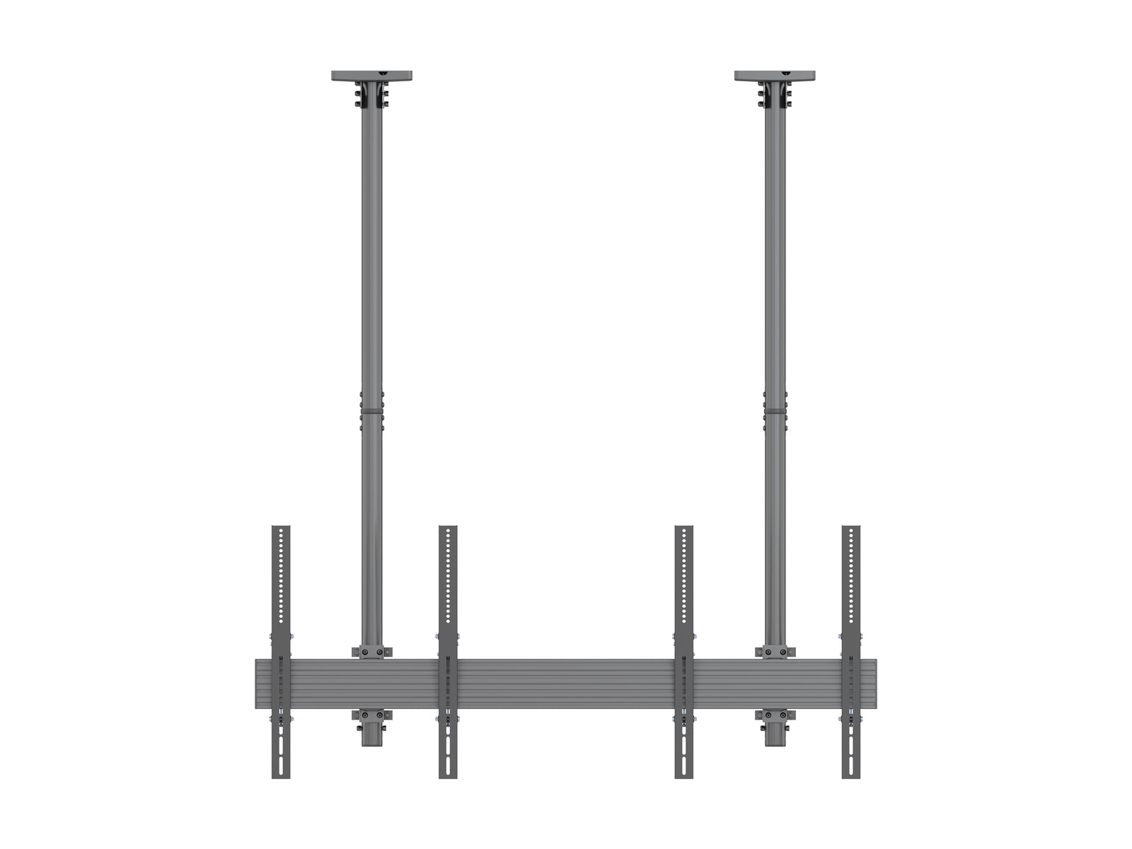 Multibrackets MBC2UPHD M Ceiling 1.5m 2-Screen Ceiling Mount For 50"-75" Screens | 7350022738102 Ceiling Mount Bracket Multibrackets