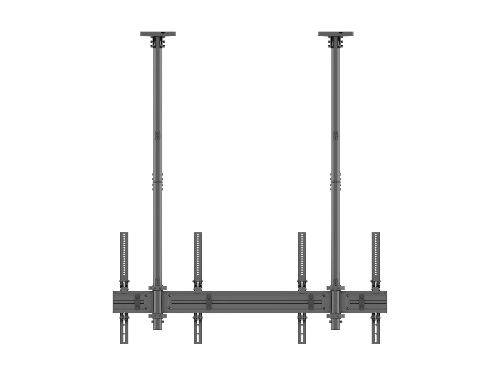 Multibrackets MBC2UPHD M Ceiling 1.5m 2-Screen Ceiling Mount For 50"-75" Screens | 7350022738102 Ceiling Mount Bracket Multibrackets