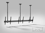 Multibrackets MBC3UPHD M Pro 1.5m 3-Screen Ceiling Mount For 50"-75" Screens | 7350022738119 Ceiling Mount Bracket Multibrackets