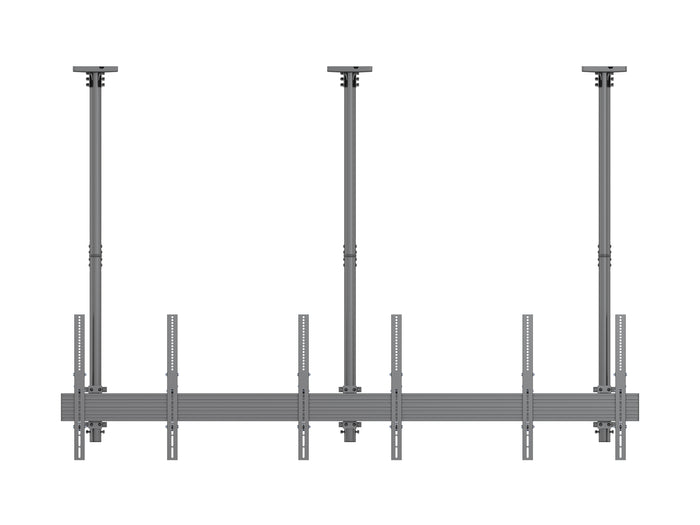 Multibrackets MBC3UPHD M Pro 1.5m 3-Screen Ceiling Mount For 50"-75" Screens | 7350022738119 Ceiling Mount Bracket Multibrackets