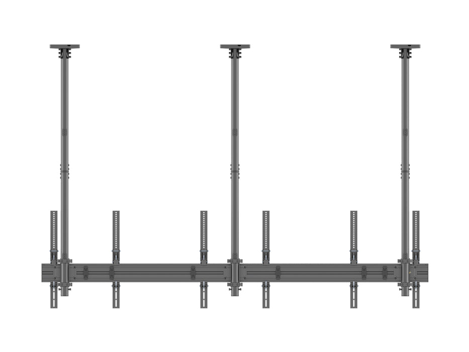 Multibrackets MBC3UPHD M Pro 1.5m 3-Screen Ceiling Mount For 50"-75" Screens | 7350022738119