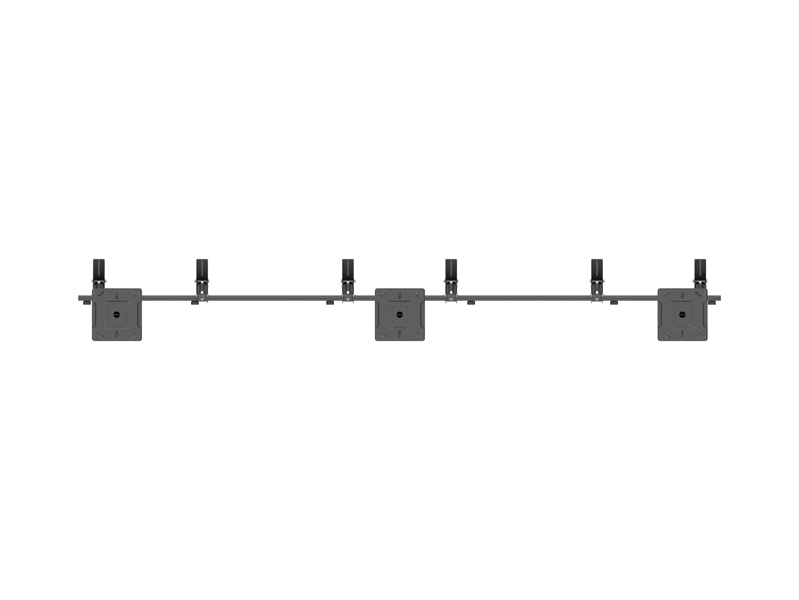 Multibrackets MBC3UPHD M Pro 1.5m 3-Screen Ceiling Mount For 50"-75" Screens | 7350022738119 Ceiling Mount Bracket Multibrackets