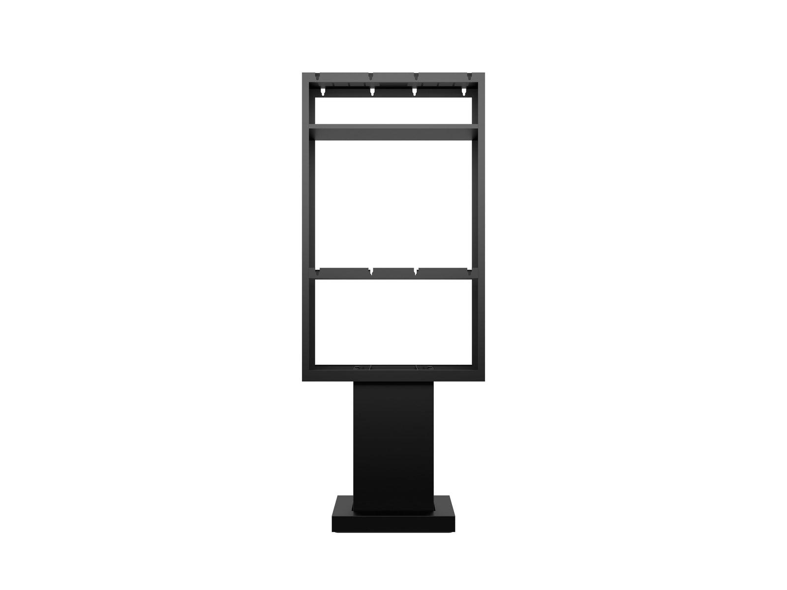 Multibrackets M Totem Pro Dual B2B OH75A – Dual 75" Outdoor Display Totem Wall Mount Bracket Multibrackets