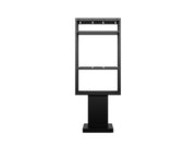 Multibrackets M Totem Pro Dual B2B OH75A – Dual 75" Outdoor Display Totem Wall Mount Bracket Multibrackets