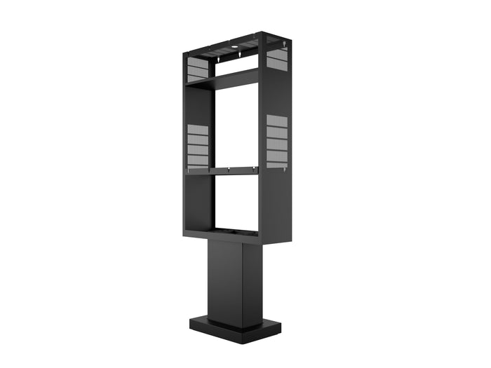 Multibrackets M Totem Pro Dual B2B OH75A – Dual 75" Outdoor Display Totem Wall Mount Bracket Multibrackets
