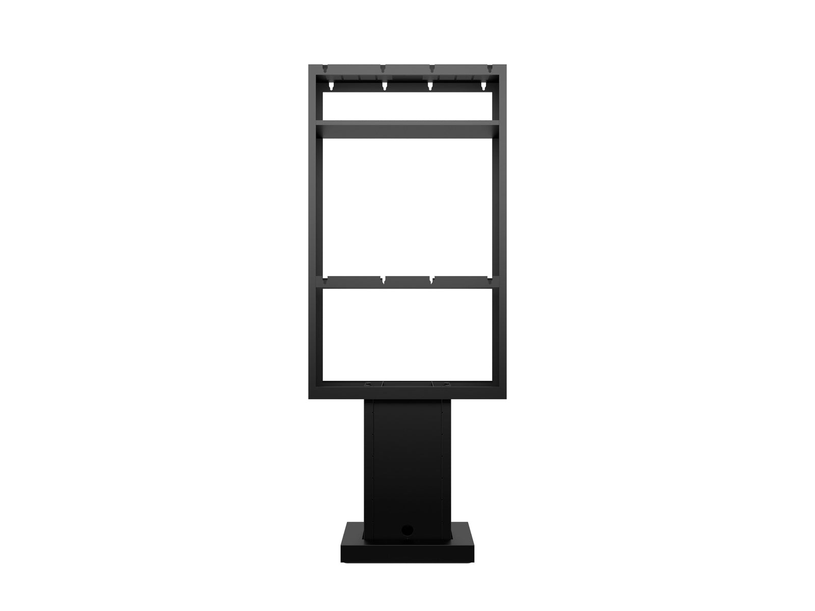 Multibrackets M Totem Pro Dual B2B OH75A – Dual 75" Outdoor Display Totem Wall Mount Bracket Multibrackets