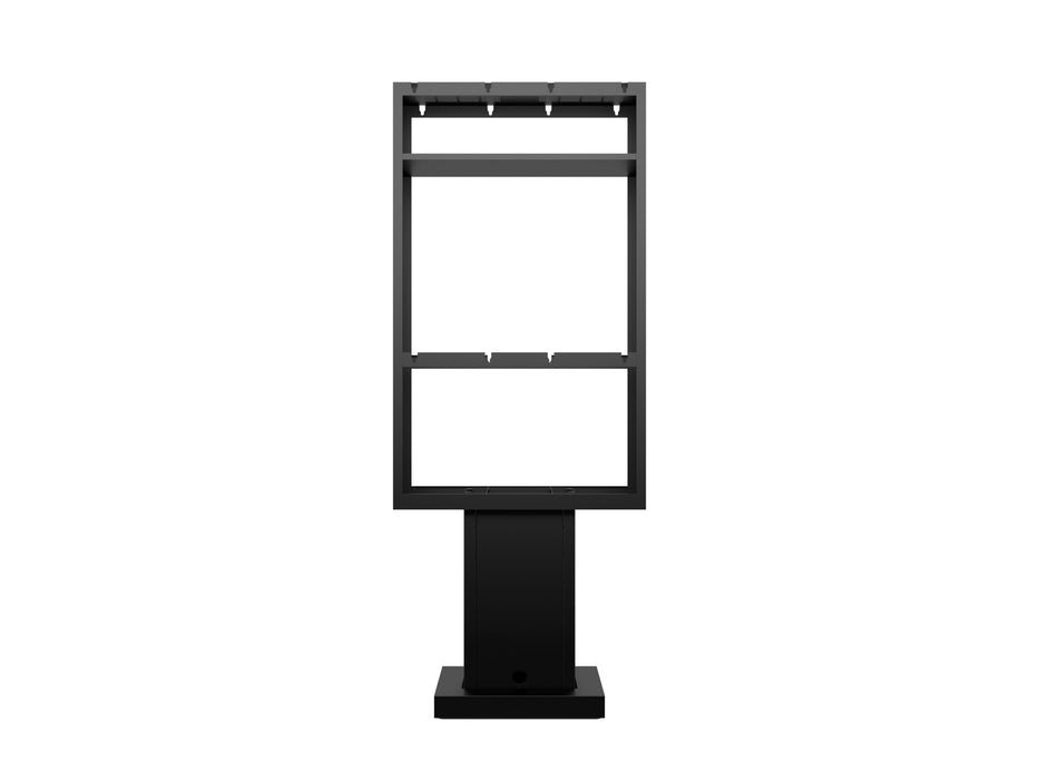 Multibrackets M Totem Pro Dual B2B OH75A – Dual 75" Outdoor Display Totem Multibrackets Outdoor Wall Mount Brackets Multibrackets