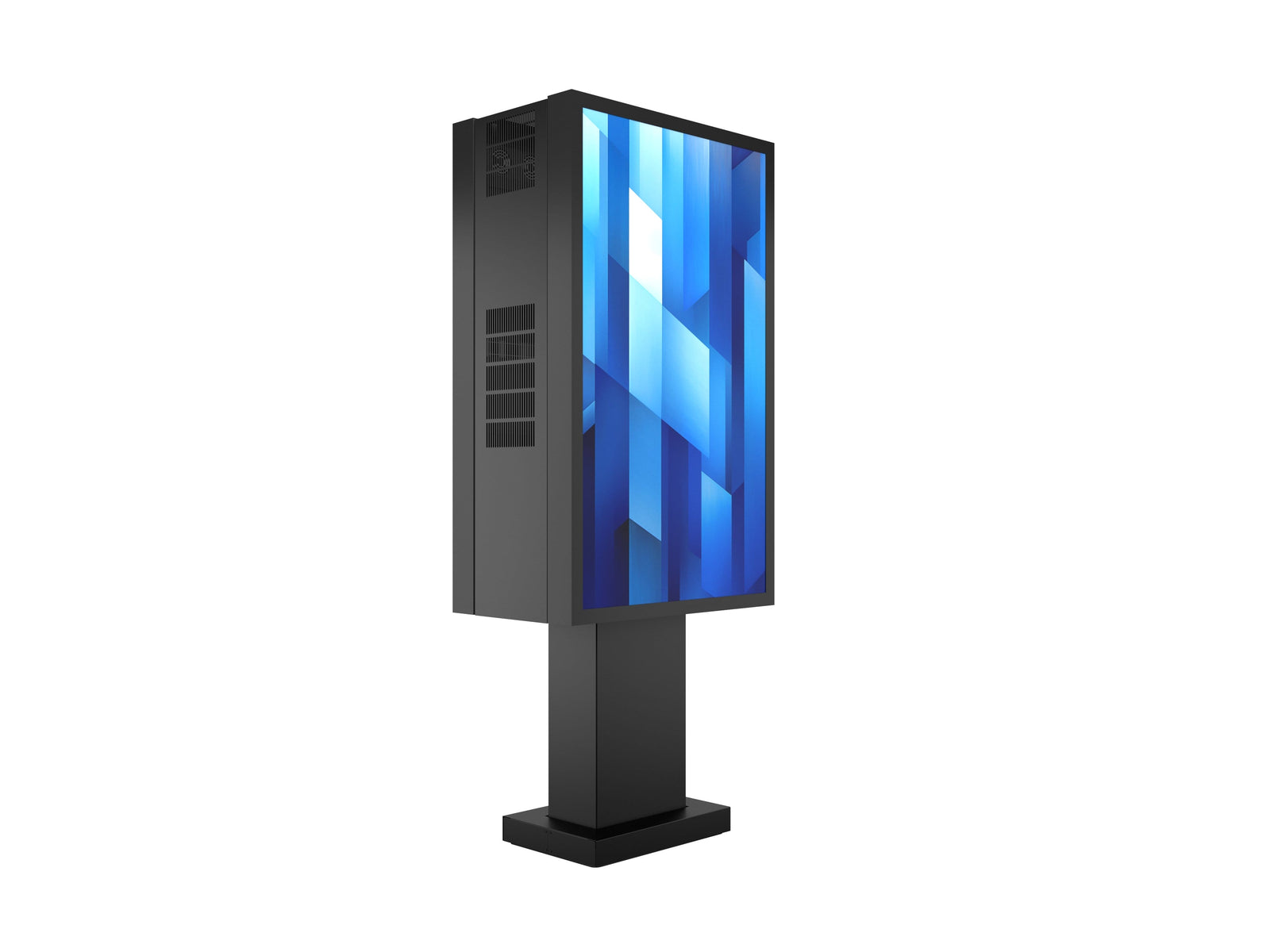 Multibrackets M Totem Pro Dual B2B OH75A – Dual 75" Outdoor Display Totem Wall Mount Bracket Multibrackets