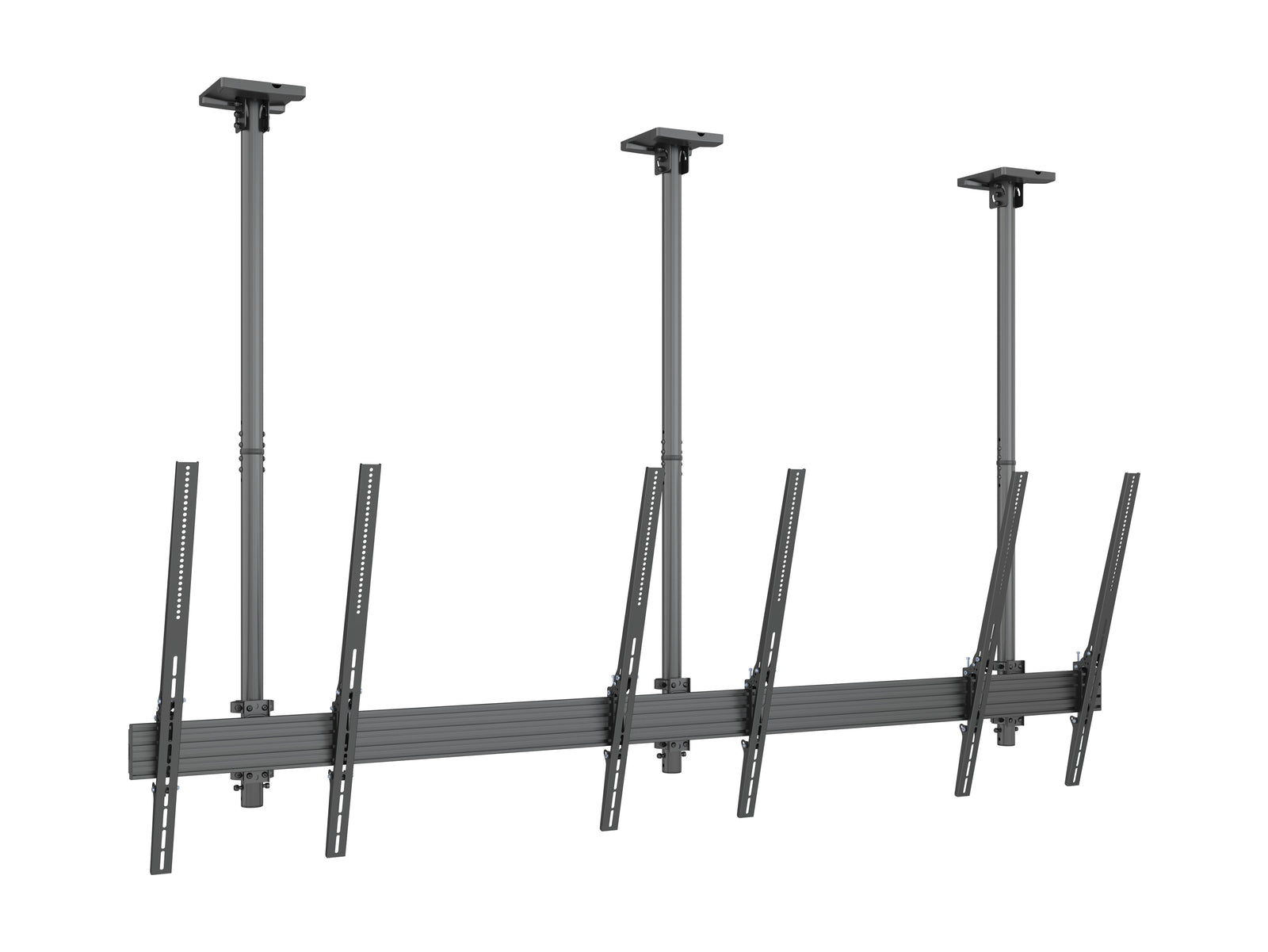 Multibrackets MBC3UPSD M Pro 3m 3-Screen Ceiling Mount For 65"-75" Screens | 7350022738911 Ceiling Mount Bracket Multibrackets