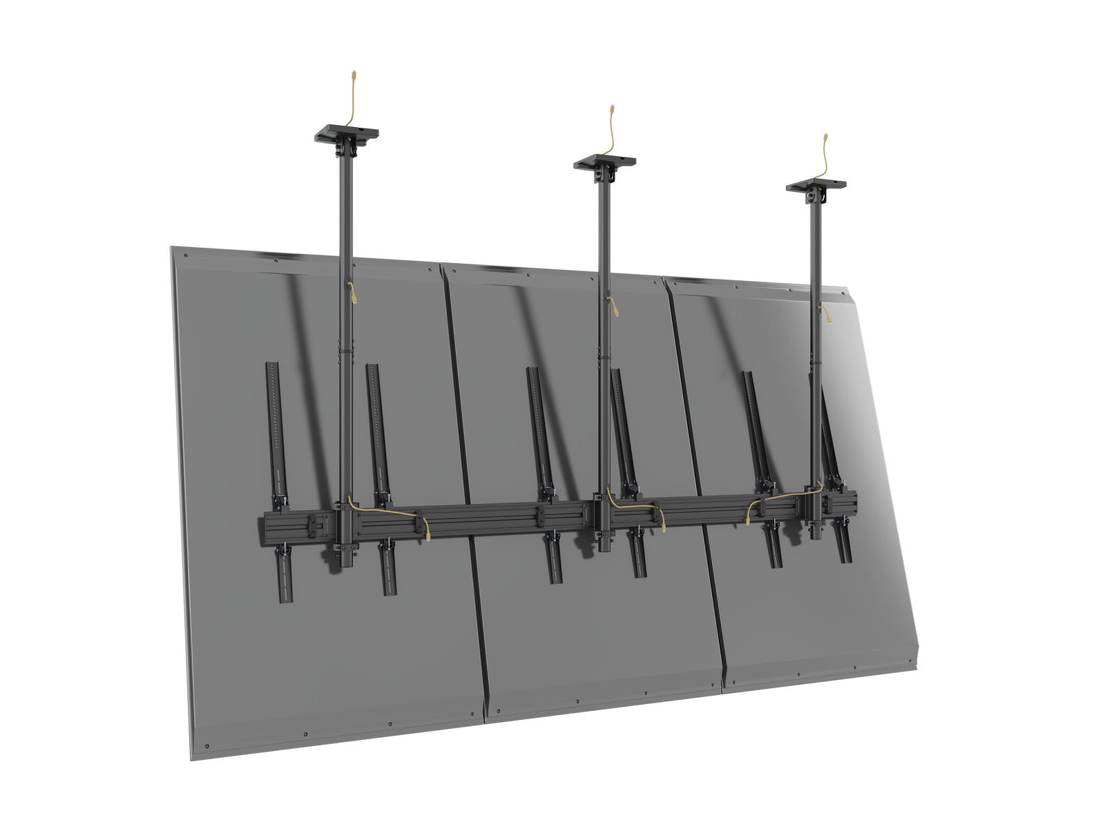 Multibrackets MBC3UPSD M Pro 3m 3-Screen Ceiling Mount For 65"-75" Screens | 7350022738911 Ceiling Mount Bracket Multibrackets