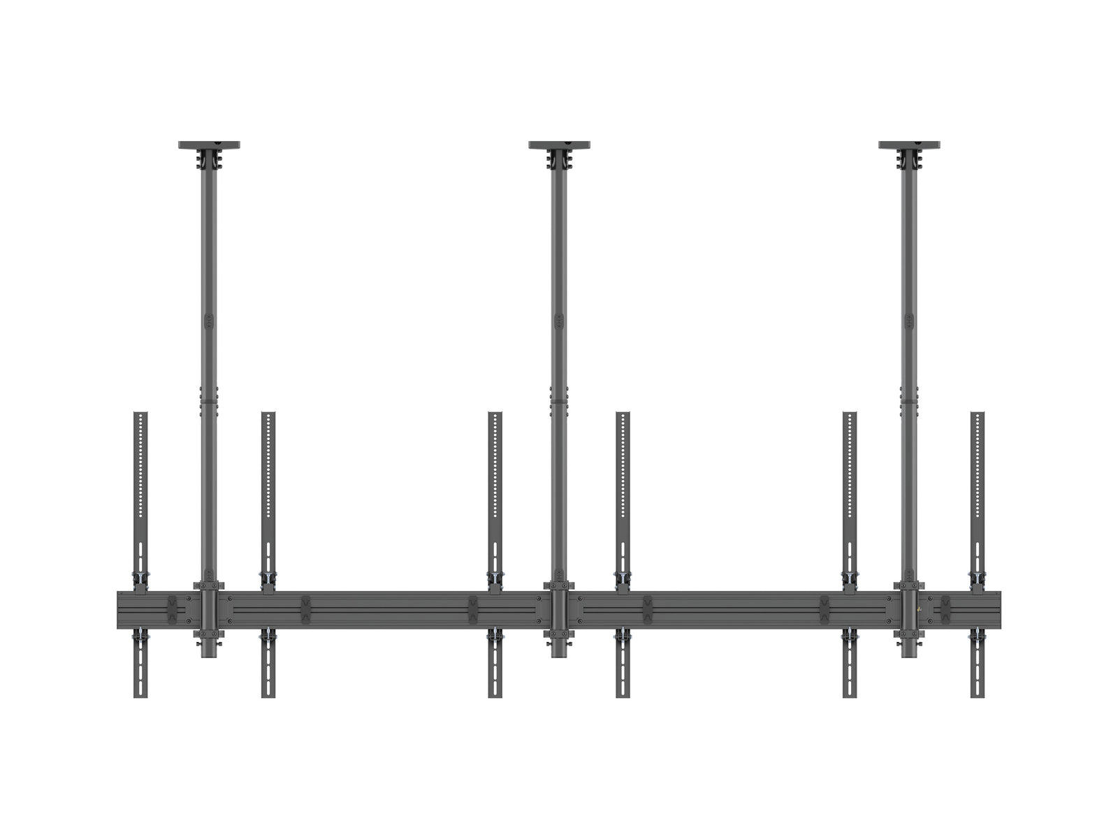 Multibrackets MBC3UPSD M Pro 3m 3-Screen Ceiling Mount For 65"-75" Screens | 7350022738911 Ceiling Mount Bracket Multibrackets