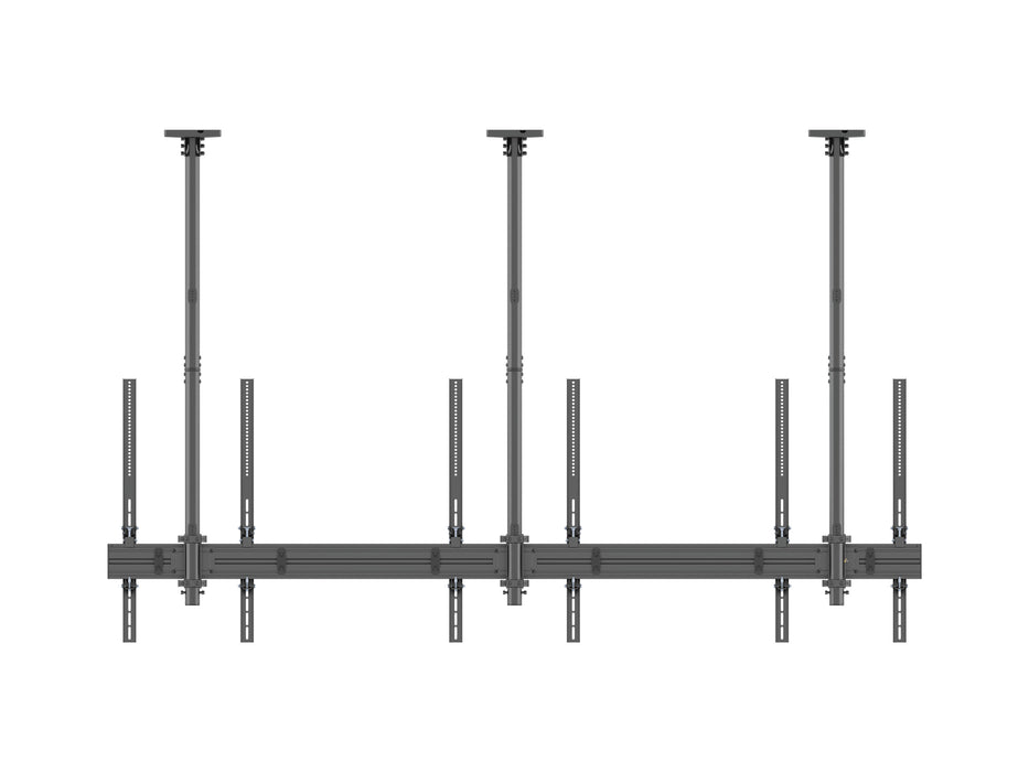 Multibrackets MBC3UPSD M Pro 3m 3-Screen Ceiling Mount For 65"-75" Screens | 7350022738911