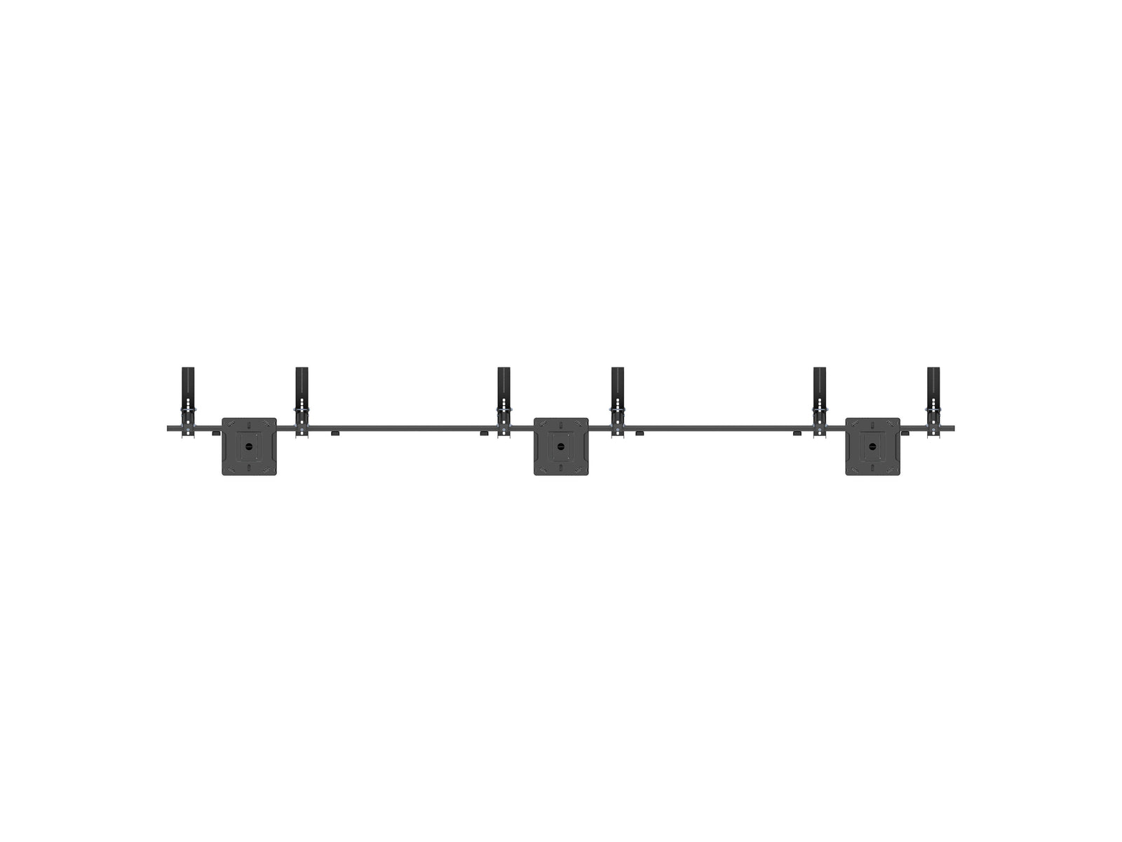 Multibrackets MBC3UPSD M Pro 3m 3-Screen Ceiling Mount For 65"-75" Screens | 7350022738911 Ceiling Mount Bracket Multibrackets