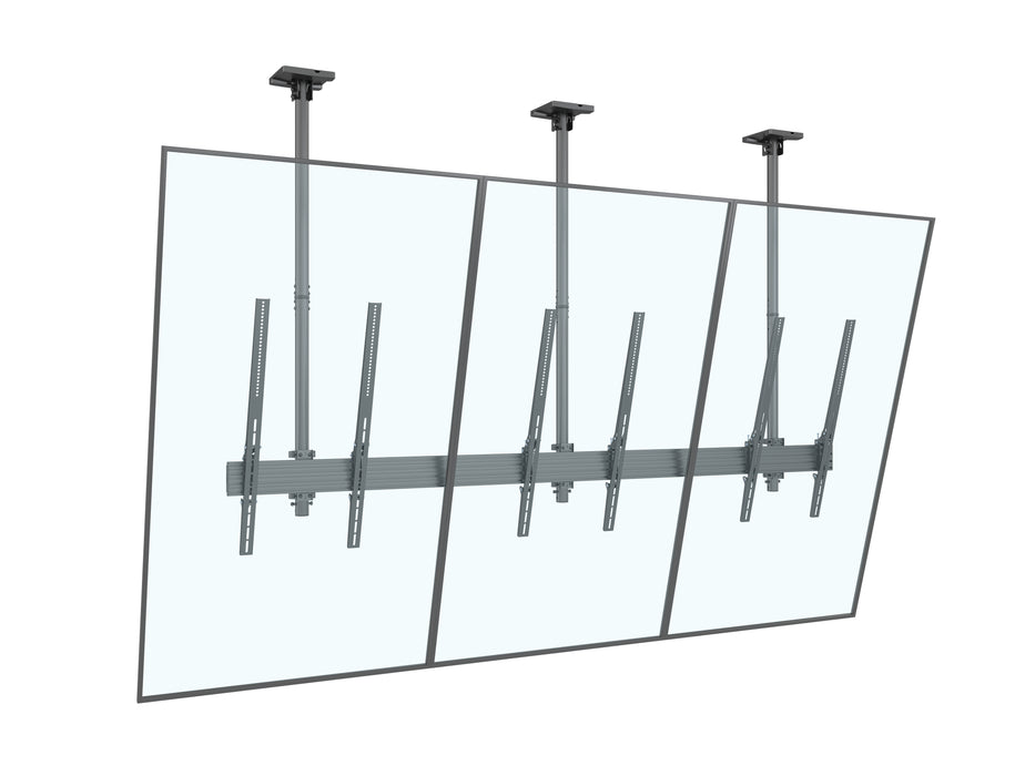Multibrackets MBC3UPSD M Pro 3m 3-Screen Ceiling Mount For 65"-75" Screens | 7350022738911