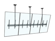 Multibrackets MBC4UPHD M Pro 1.5m 4-Screen Ceiling Mount For 50"-75" Screens | 7350022738928 Ceiling Mount Bracket Multibrackets