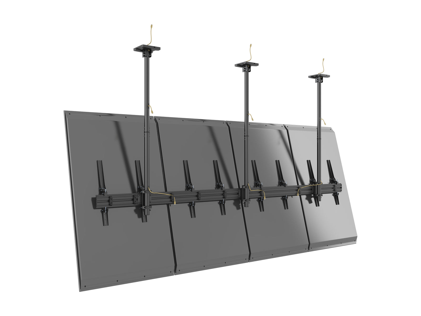 Multibrackets MBC4UPHD M Pro 1.5m 4-Screen Ceiling Mount For 50"-75" Screens | 7350022738928 Ceiling Mount Bracket Multibrackets