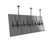 Multibrackets MBC4UPHD M Pro 1.5m 4-Screen Ceiling Mount For 50"-75" Screens | 7350022738928 Ceiling Mount Bracket Multibrackets