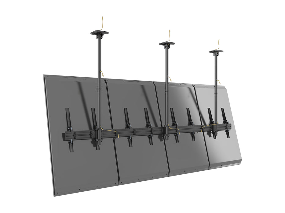 Multibrackets MBC4UPHD M Pro 1.5m 4-Screen Ceiling Mount For 50"-75" Screens | 7350022738928
