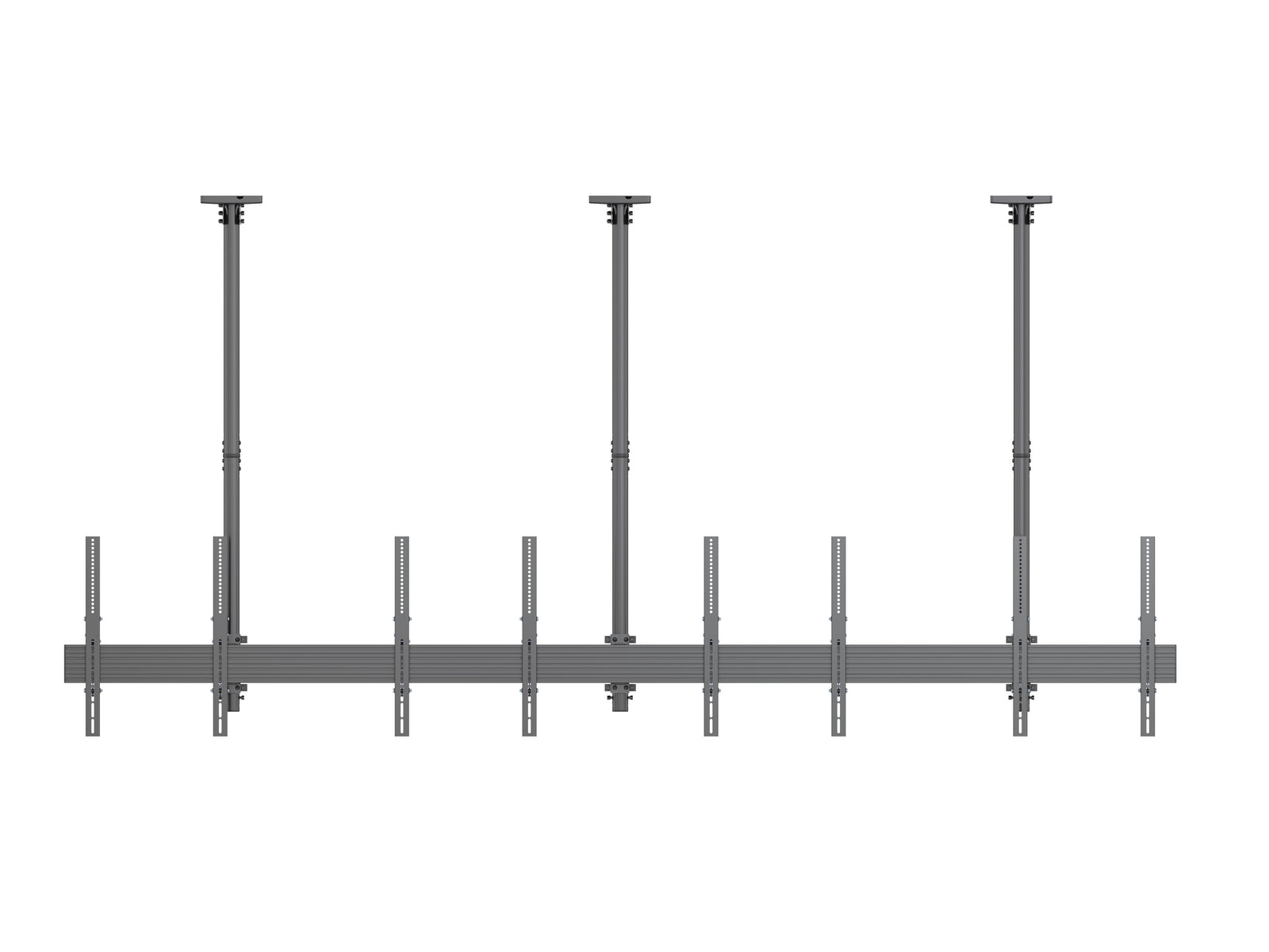 Multibrackets MBC4UPHD M Pro 1.5m 4-Screen Ceiling Mount For 50"-75" Screens | 7350022738928 Ceiling Mount Bracket Multibrackets
