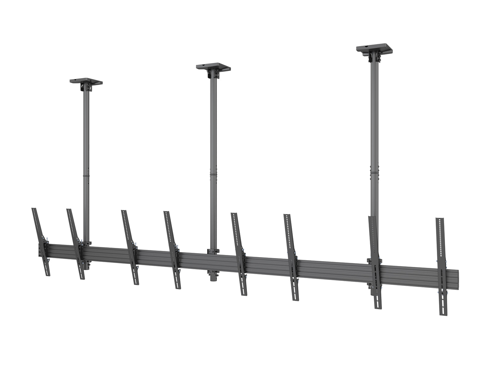 Multibrackets MBC4UPHD M Pro 1.5m 4-Screen Ceiling Mount For 50"-75" Screens | 7350022738928 Ceiling Mount Bracket Multibrackets