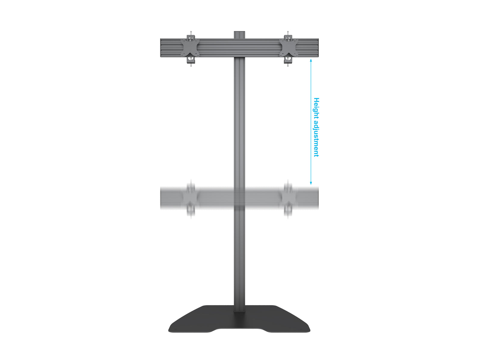 Multibrackets MBFSC2U M Pro 1.8m 2-Screen Floor Stand For 15"-32" Screens | 7350022739048