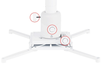 Multibrackets M Universal Projector Ceiling mount 200 With Fine Tune | 7350073730728 Multibrackets Projector Mount Multibrackets