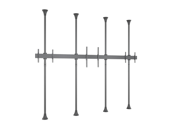 Multibrackets MBFC3UX1-L M Pro 3m 6-Screen Floor to Ceiling Mount For 55"-98" Screens | 7350073731442 Floor to Ceiling Display Mount Multibrackets