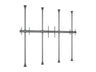 Multibrackets MBFC3UX1-L M Pro 3m 6-Screen Floor to Ceiling Mount For 55"-98" Screens | 7350073731442