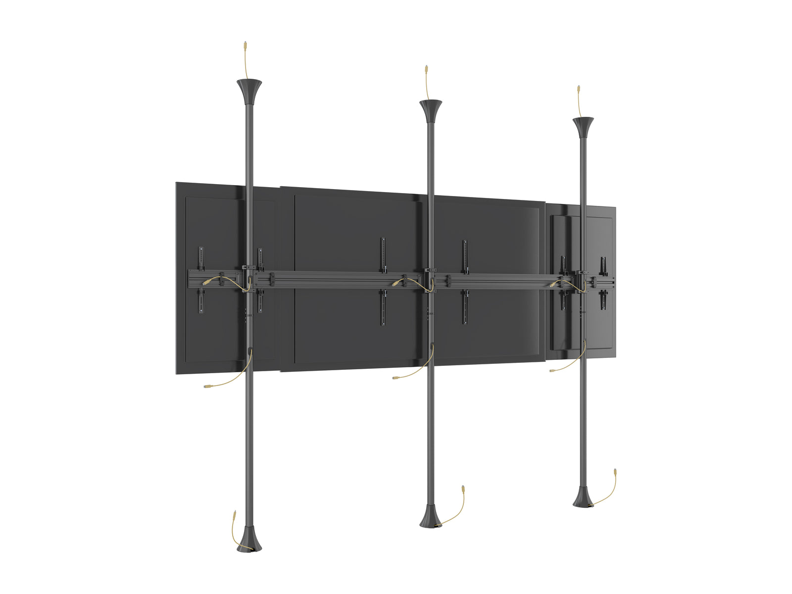 Multibrackets MBFC3UX1-L M Pro 3m 6-Screen Floor to Ceiling Mount For 55"-98" Screens | 7350073731442