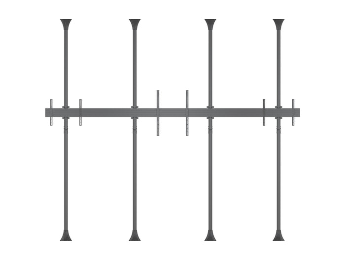 Multibrackets MBFC3UX1-L M Pro 3m 6-Screen Floor to Ceiling Mount For 55"-98" Screens | 7350073731442 Floor to Ceiling Display Mount Multibrackets