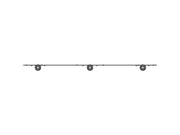 Multibrackets MBFC3UX1-L M Pro 3m 6-Screen Floor to Ceiling Mount For 55"-98" Screens | 7350073731442