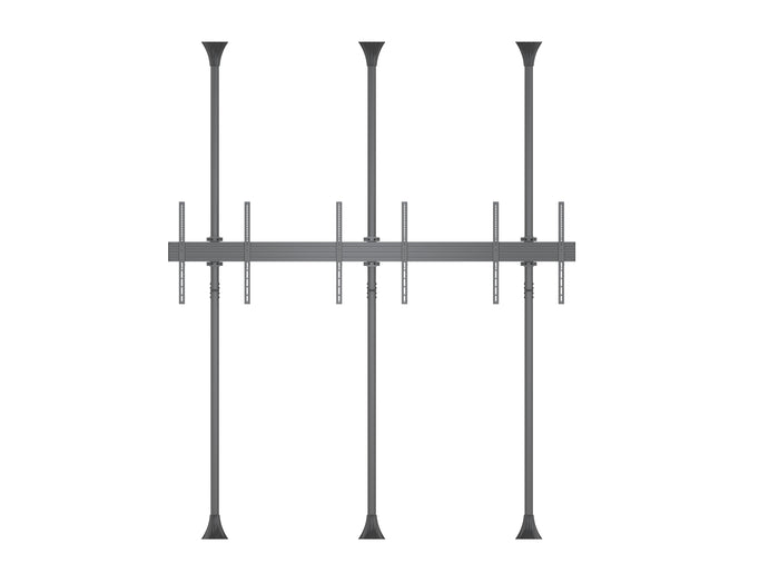 Multibrackets MBFC3UX1-XL M Pro 3m 6-Screen Floor to Ceiling Mount For 65"-75" Screens | 7350073731459 Floor to Ceiling Display Mount Multibrackets